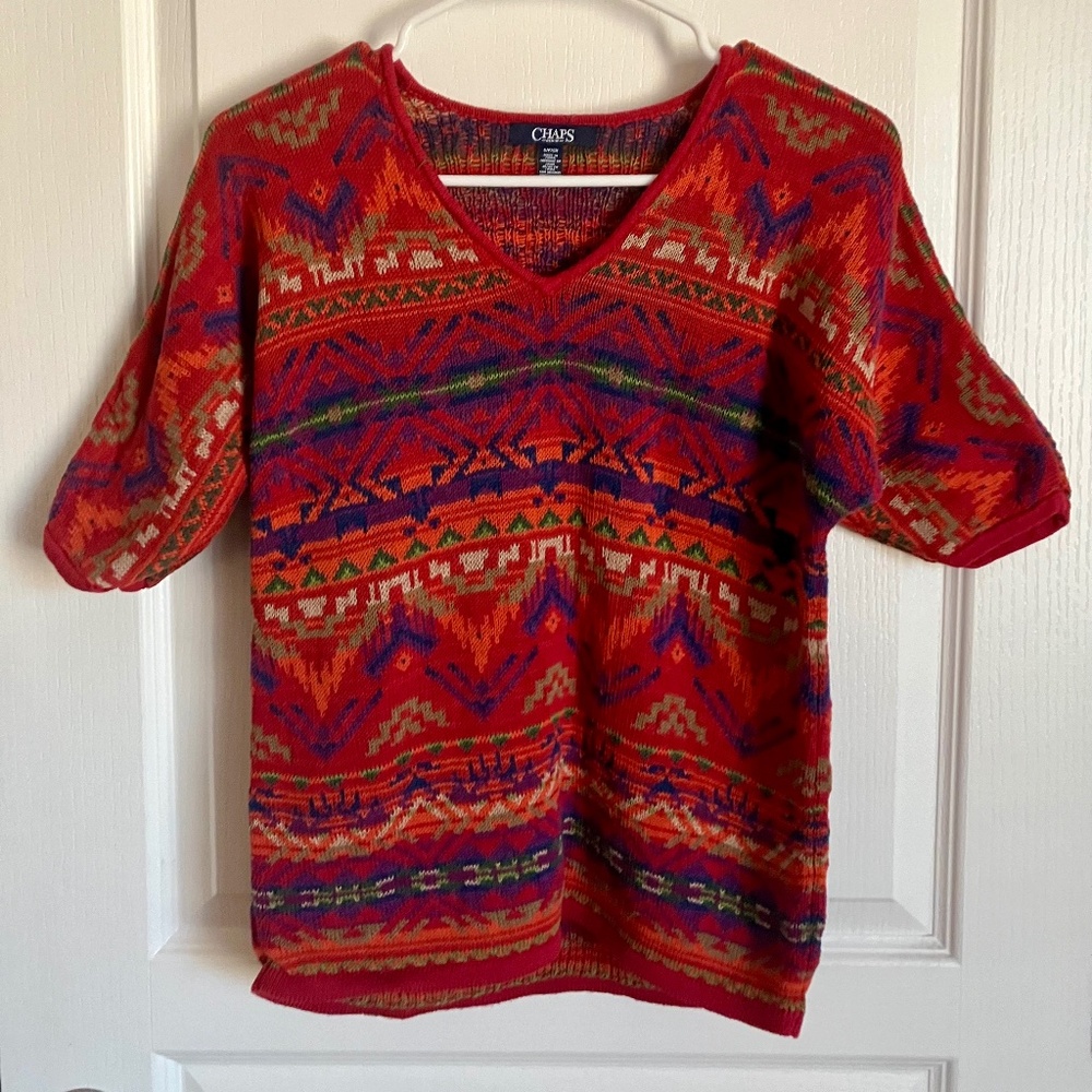 Chaps sweater knit.
